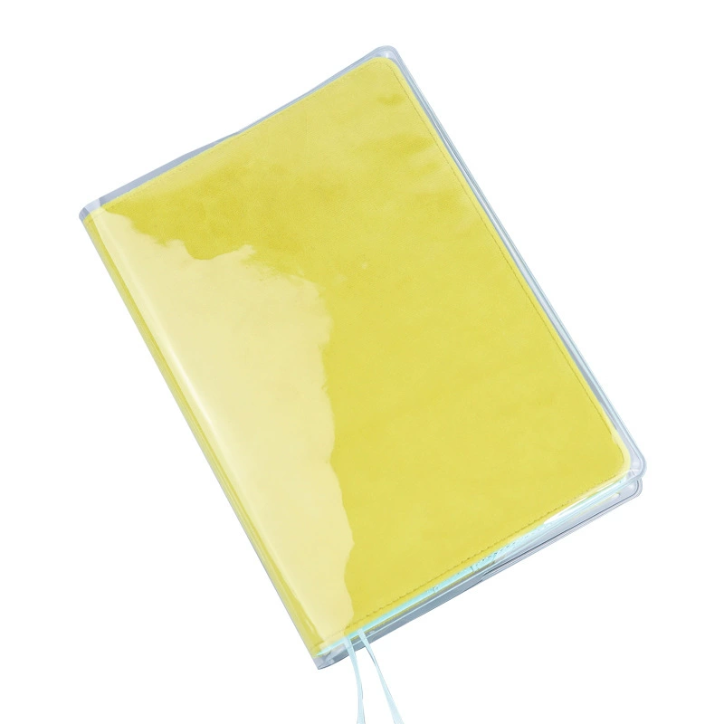 Transparent PVC Book Cover — Waterproof Notebook Jacket for Students, A6 & A5 Options