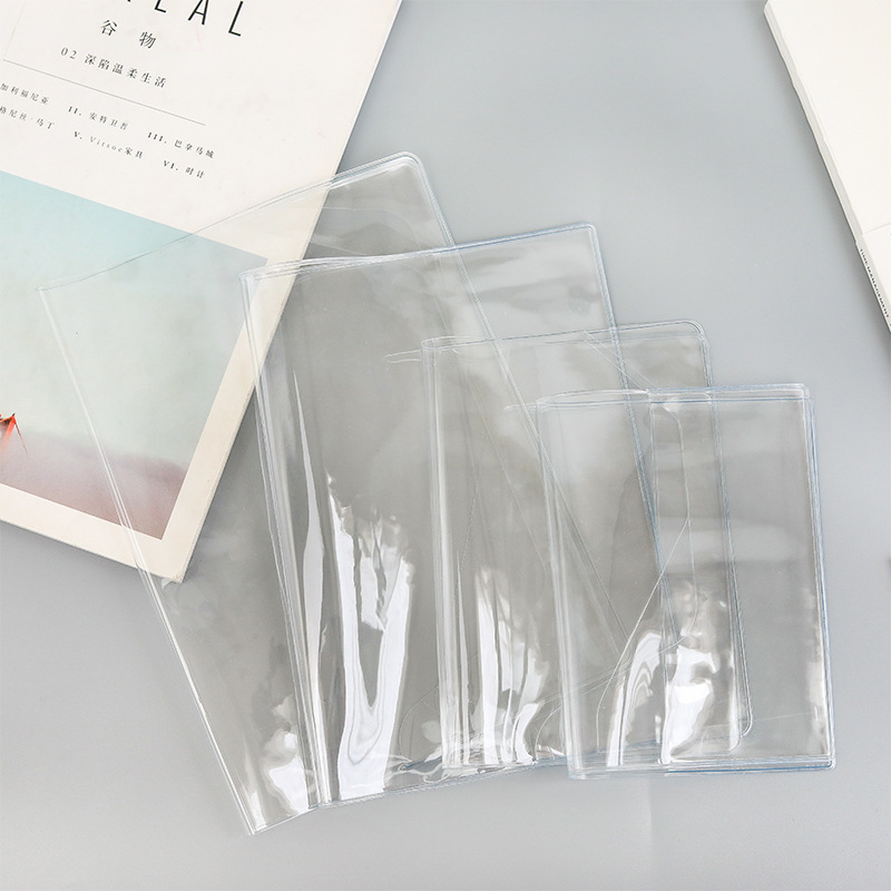 Hand Book PVC book cover transparent A6A5 notebook book cover inner core waterproof student book cover hand book cover protective cover