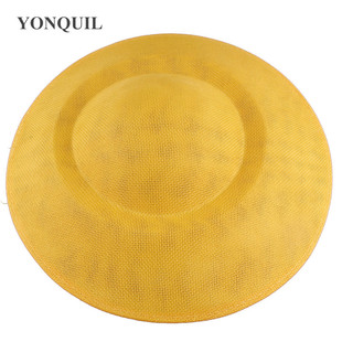 Base diameter 27 * 26cm imitation hemp hat drag hat embryo bridal bowler hat topper accessories DIY headdress