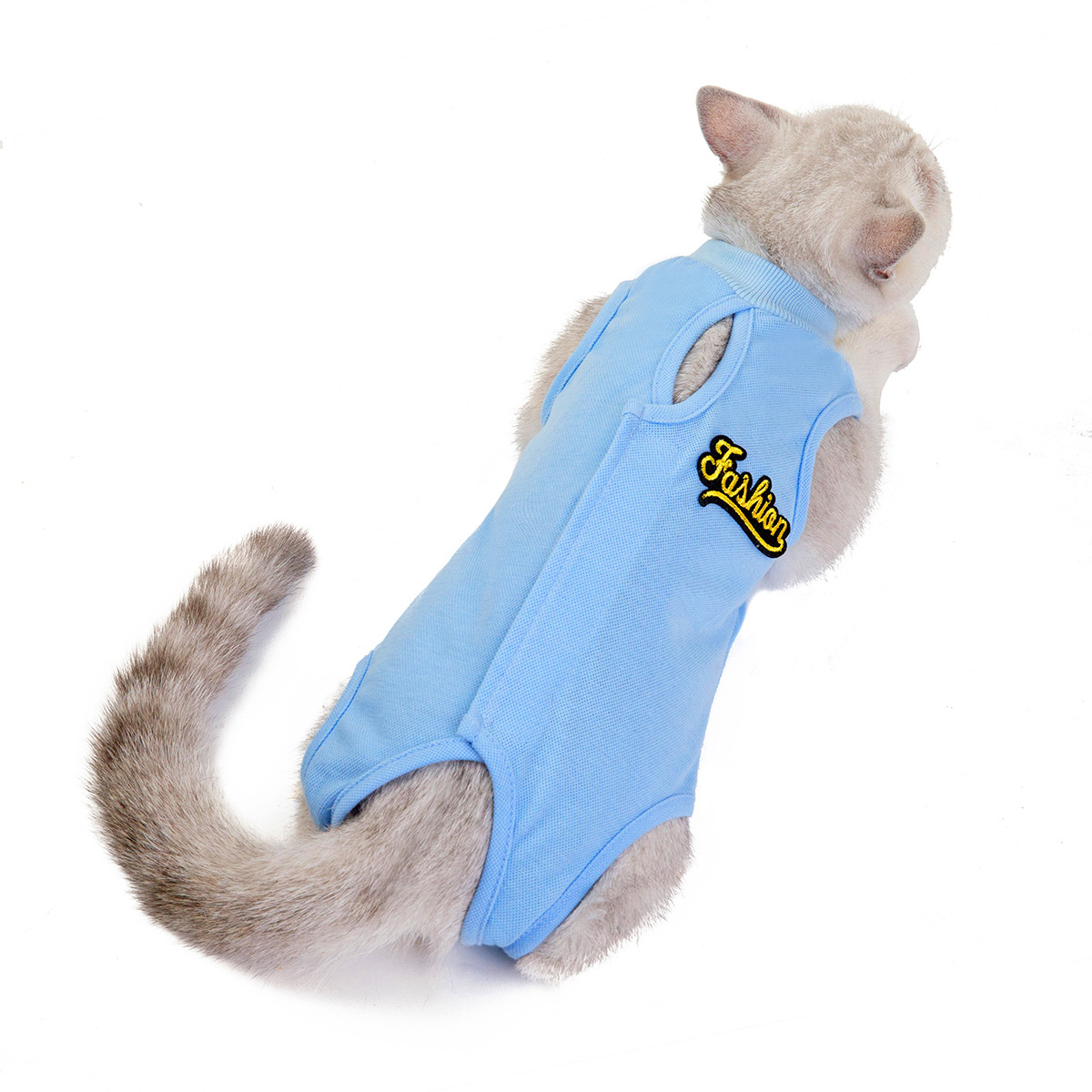 Mascota gato ropa de primavera y verano nuevo gato vestido quirúrgico al por mayor ropa de esterilización