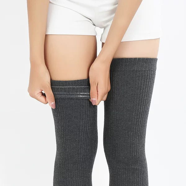 Wholesale warm wool knee pads lengthened autumn and winter cold-proof old cold leg joint sports inflammation leg protection socks