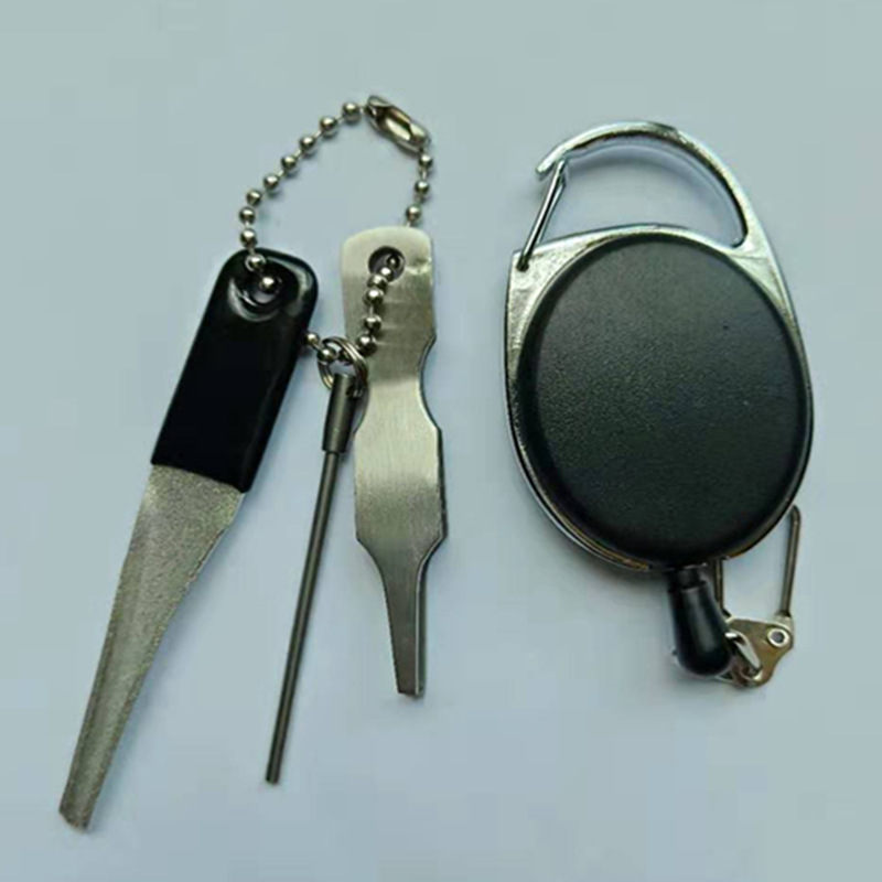 Venta de fábrica herramientas de pesca rápido anudar dispositivo gancho rectificado dispositivo sub-línea anudar dispositivo