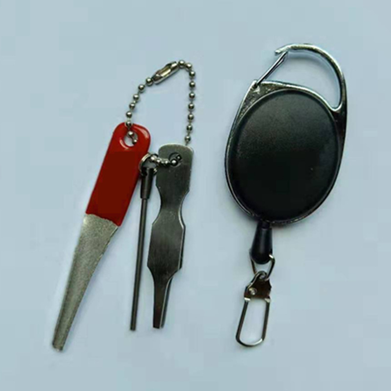 Venta de fábrica herramientas de pesca rápido anudar dispositivo gancho rectificado dispositivo sub-línea anudar dispositivo