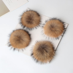 Fashion Accessory Real Mink fur ball 9 10 11 12 13 15cm hanging keychain fur DIY fur ball