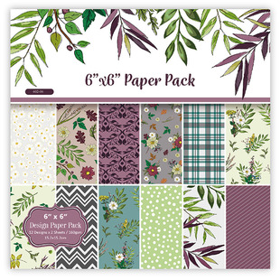 DIY album scrapbook junk journal hand account card Background Paper single-sided pattern paper 602-06