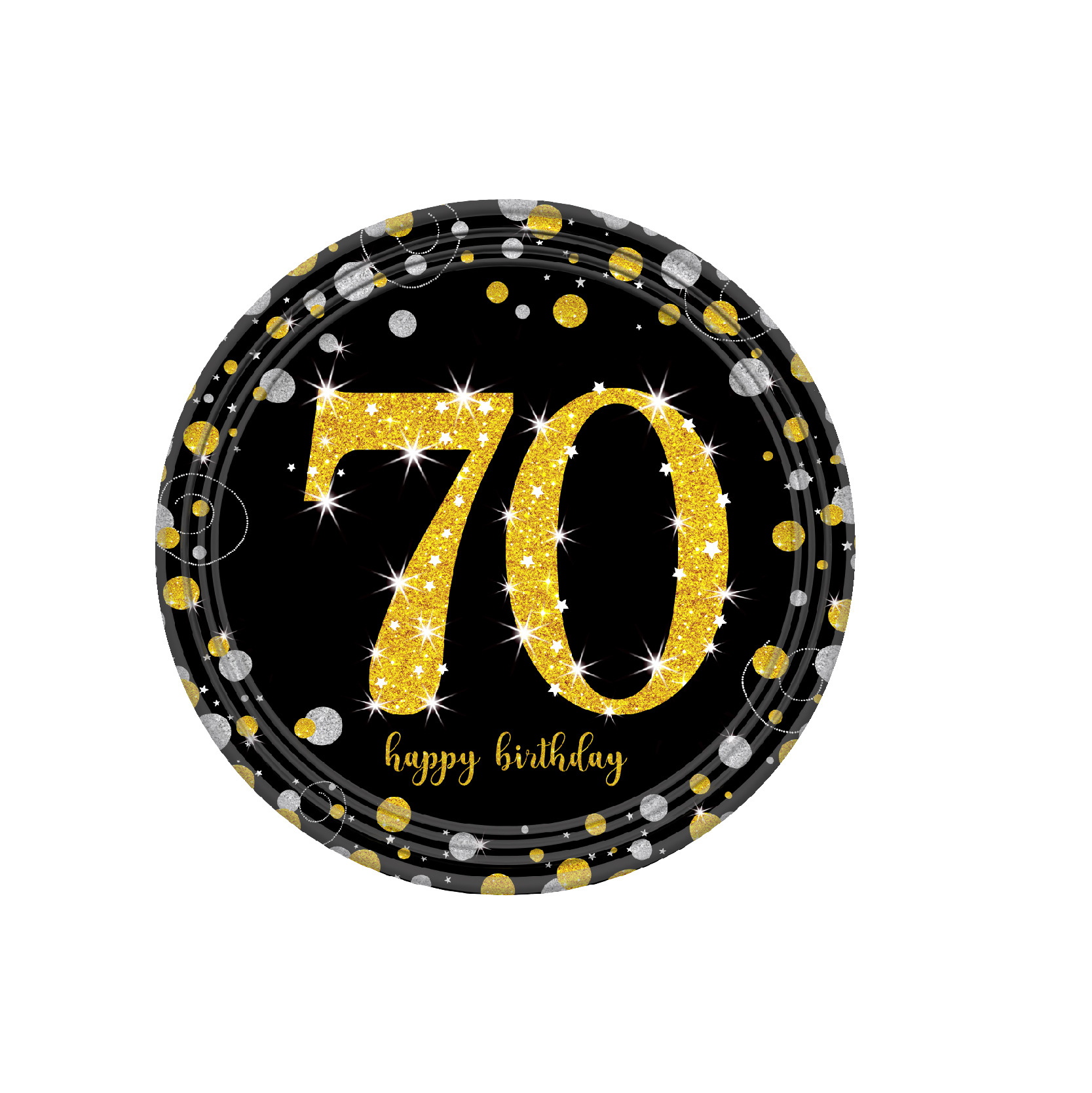 70 # 골드 7 인치 디스크 8PC