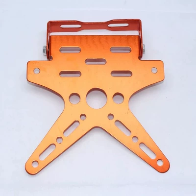 electric vehicle modification parts license: License plate holder/license plate holder - swallowtail-license-plate-holder-orange