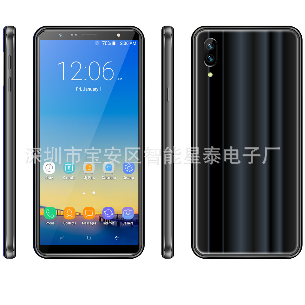 Wholesale X23 6.0-inch HD full screen mobile phone 3G smart phone gradient color 1+16 ultra-thin