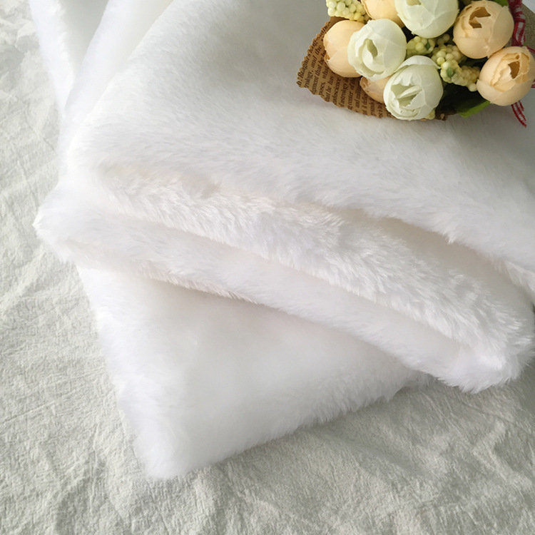 白色毛绒布柜台布玉石眼镜手机首饰品玉器展示道具珠宝柜台垫底布