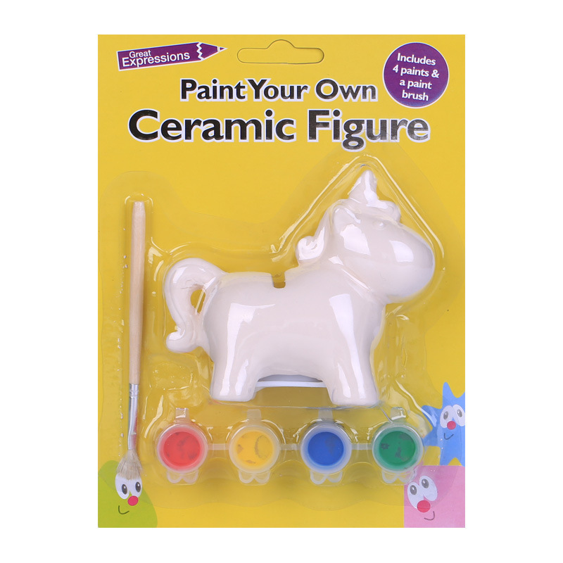 Niños pintados nootropina muñeca de cerámica acuarela embrión blanco DIY graffiti coloreado juguetes almacenamiento al por mayor