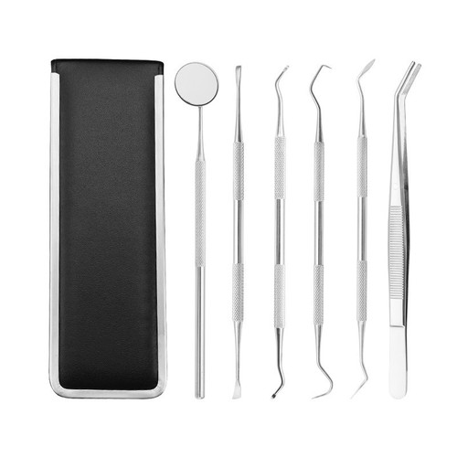 Dog calculus removal, bad breath removal, Teddy cleaning, dental tweezers, tooth cleaning, dental cleaning tools, pet care tools