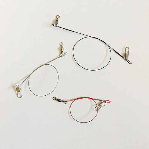 Wholesale Lua Steel Wire Anti-bite Line with Eight-shaped Ring Wire Leader Fishing Gear Accessories Fishing Lead Line