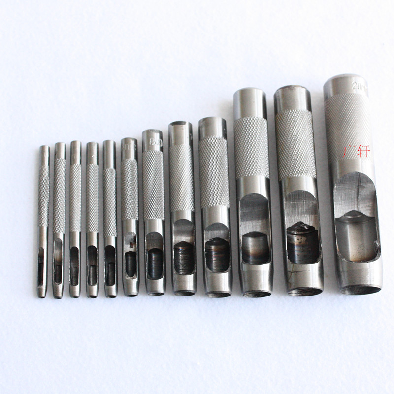 2MM-14MM皮带冲子打孔冲工具皮带冲气眼打孔冲布艺拼布工具开孔冲
