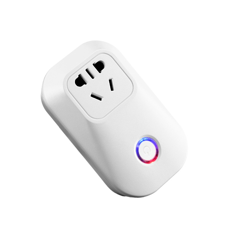 Graffiti solution mobile remote remote control time switch national standard WiFi smart socket office household smart plug