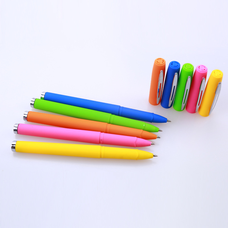 Gran capacidad de metal pintura gel pluma publicidad pluma logotipo firma pluma prescripción pluma hotel pluma QR código helado