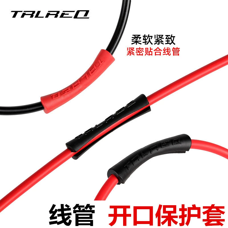 TRLREQ Рама Горного дорожного велосипеда краска защитный чехол Тормозная Линия передачи трубка анти-протирающая открывающаяся резиновая втулка