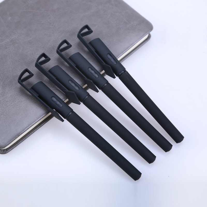 Gran capacidad de metal pintura gel pluma publicidad pluma logotipo firma pluma prescripción pluma hotel pluma QR código helado