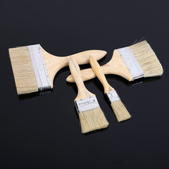Factory supply 1~8 inch paint brushes, pig bristle brushes, barbecue brushes, paint tools, pig hair brushes, bristle wood handle brushes
