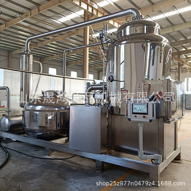 供应全自动低温真空油炸机 不锈钢春卷油炸机 豆干油炸机设备