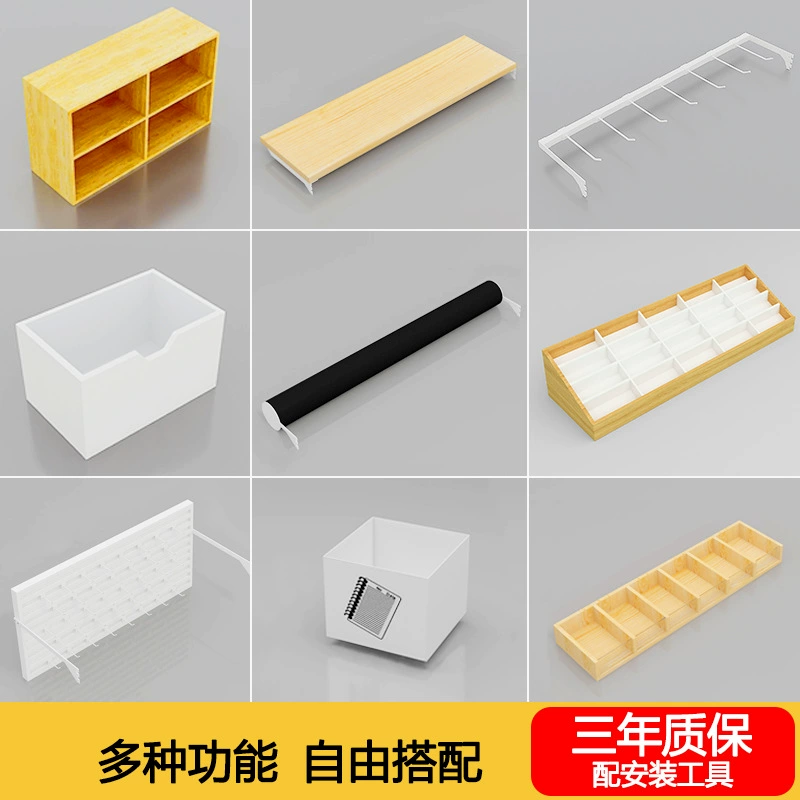 Изысканные украшения Полка Аксессуары Деревянная доска Квадратная трубка Висячий стержень Ящик для очков Коробка Оголовье Серьги Groove Board Бумажная коробка Деревянная коробка с шестью отсеками