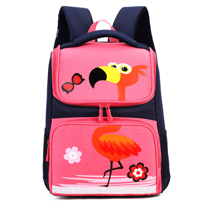Moda Escuela Primaria estudiante mochila niños y niñas de grado 1-3 niñas lindas pequeña mochila creativa niños de reducción de carga mochila