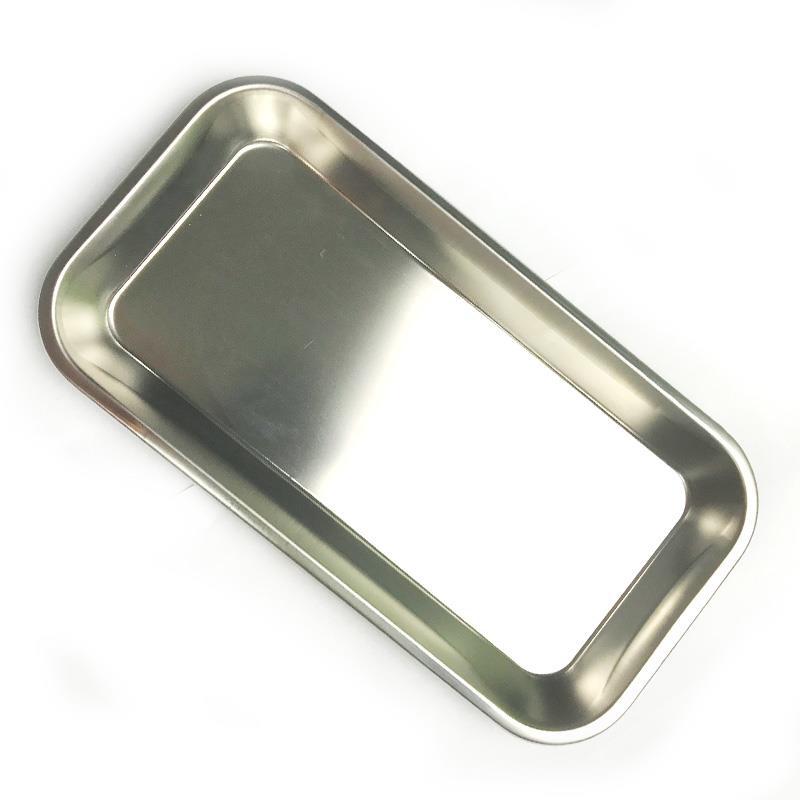 Disco cuadrado dental engrosado de acero inoxidable 304 Disco de equipo quirúrgico Disco dental Disco de desinfección oral Color sólido