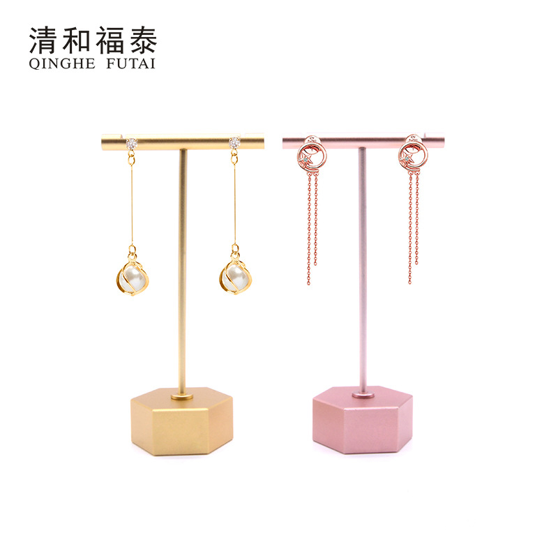 厂家直销金属耳环架 T形珠宝首饰展示架耳坠耳钉展示道具现货