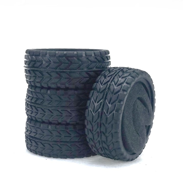 Neumático de carreras plano para coche modelo 1/10, adecuado para neumáticos de carreras callejeras ARRMA HSP TRAXXAS.