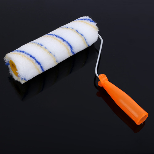 Factory Supply Beam Yellow and Blue 9-inch Roller Brush Roller Wall Brush for Interior and Exterior Wall Paint Latex Paint Application