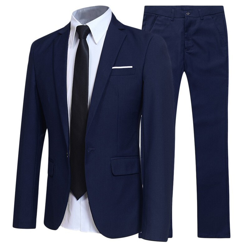 Professional Suits for Men and Women, Two-Piece Suits, Men's Business Suits, Jackets, Pants, Slim Formal Wear