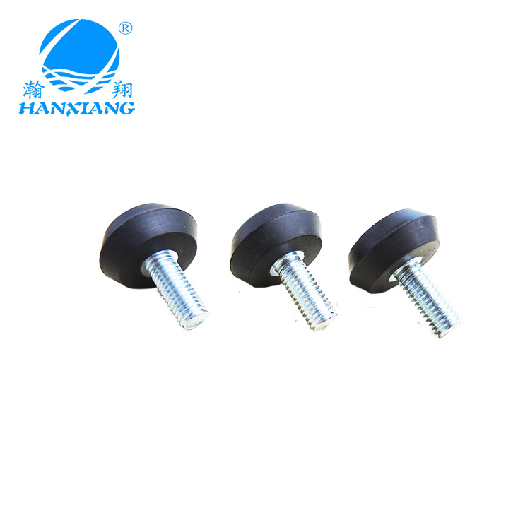 橡胶脚垫 圆形 机箱脚垫 橡胶防滑脚垫 黑色环保防震橡胶脚垫