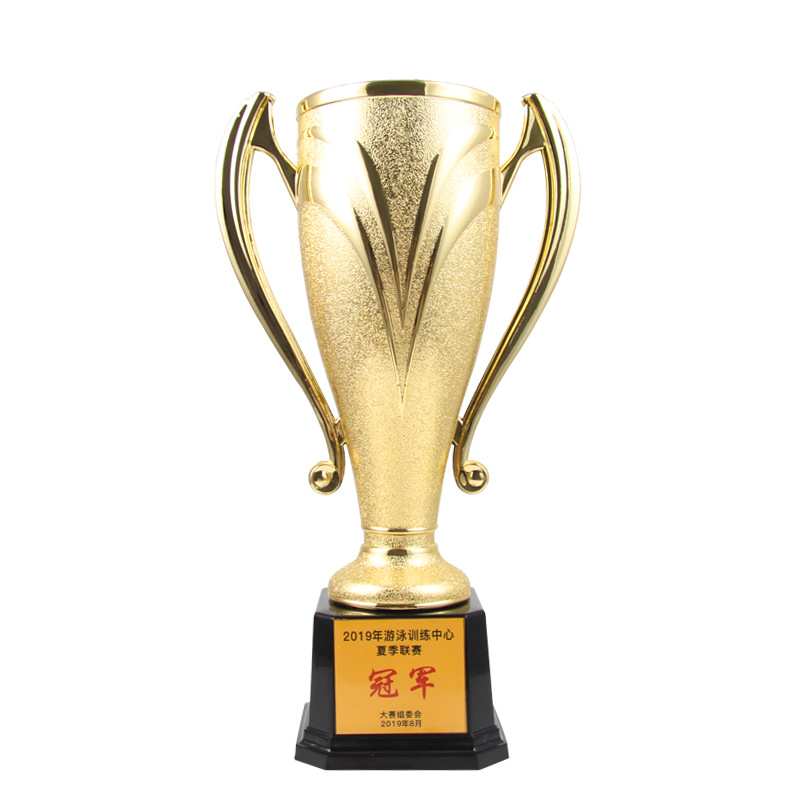 Trofeo de cristal no metálico, plástico galvanizado, para estudiantes, reuniones deportivas, baile, juguete pequeño, competición, antorcha, trofeo personalizado
