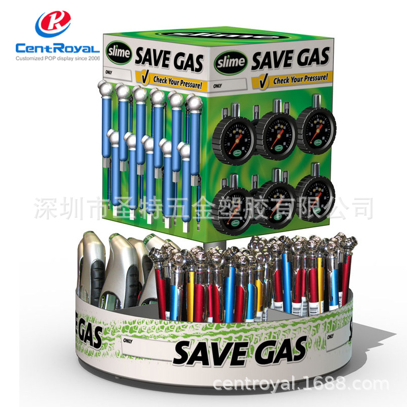 厂家定 制 螺丝刀展示架 压力表测量仪收纳柜 圆形金属展示架定