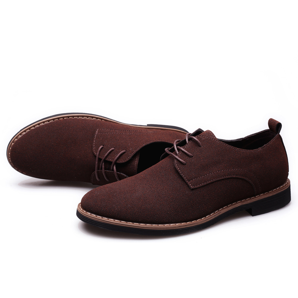 Men's board shoes PU suede men's shoes large size casual shoes for men_voghion.com