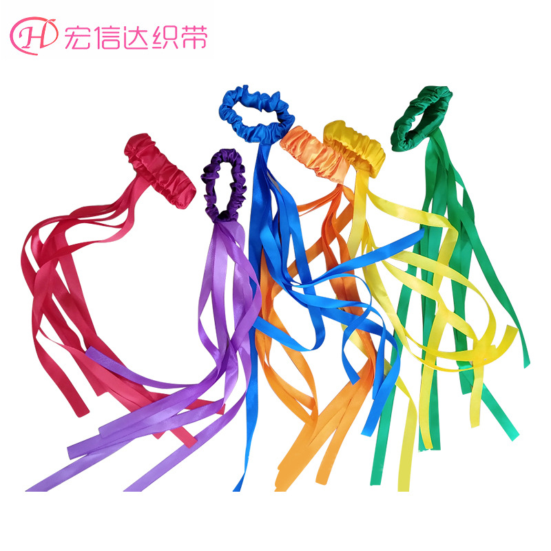 厂家制作运动会助威加油必胜啦啦队道具儿童成人红布条头带头巾