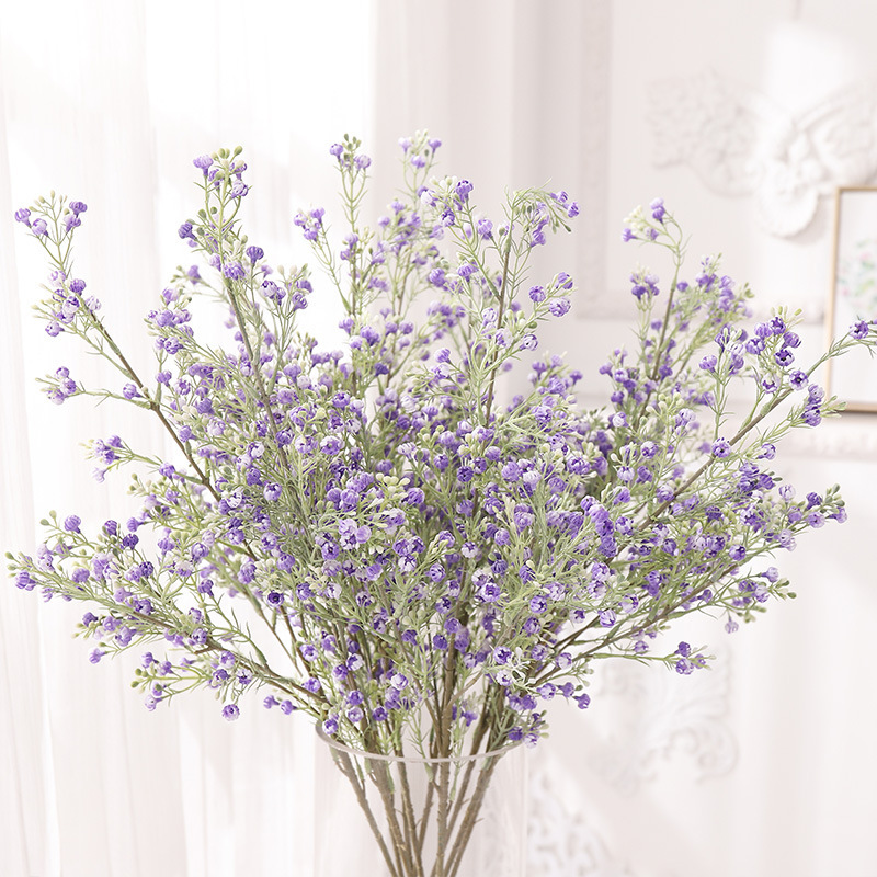 If you cherish the simulation flower gypsophila star large single branch green plant home wedding decoration fake flower bonsai flower arrangement factory wholesale