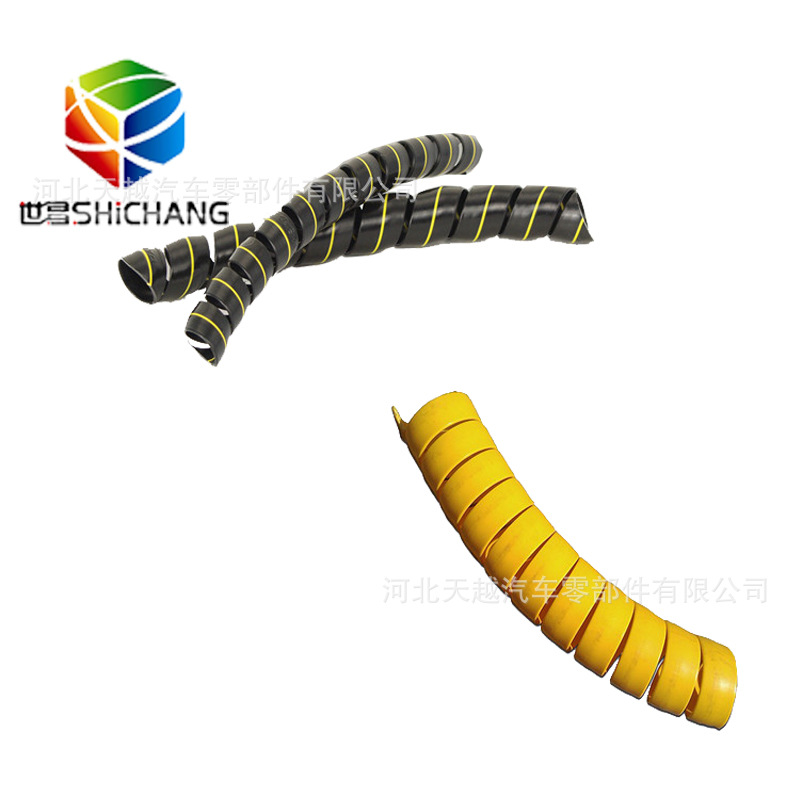 pp材质螺旋保护套 平面弧面塑料保护套 螺旋保护套