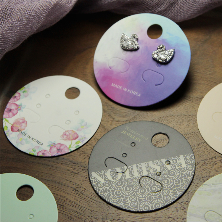 现货耳环耳钉挂卡纸耳夹包装卡纸卡片耳骨夹饰品现货DIY发饰配件