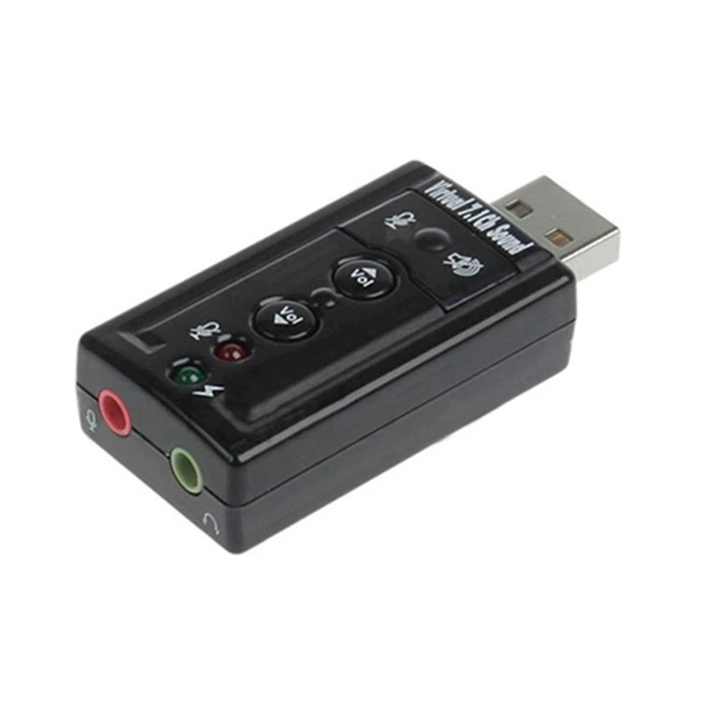 Drive 7.1 - многоканалная настольная ноутбуковая машина, внешний USB звуковой интерфейс с переключателем, прямые продажи оптом