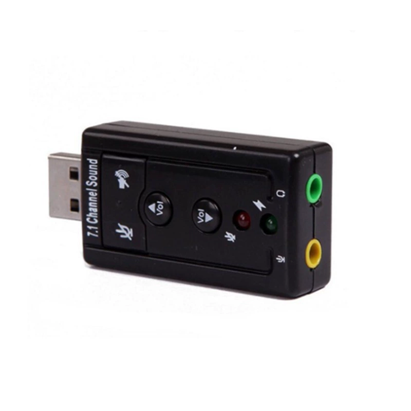 Drive 7.1 - многоканалная настольная ноутбуковая машина, внешний USB звуковой интерфейс с переключателем, прямые продажи оптом
