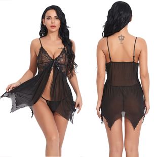 Cross-border supply of Europe and the United States foreign trade sexy underwear new mesh strap multi-color pajamas manufacturers wholesale