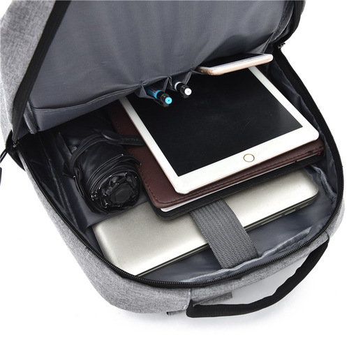 Men's Backpack Casual Computer Business Bag USB Charging Backpack Large Capacity High School Student Bag Wholesale