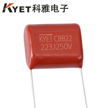 CBB22 223J250V P=10mm 0.022uf CBB ٻĤ KYET