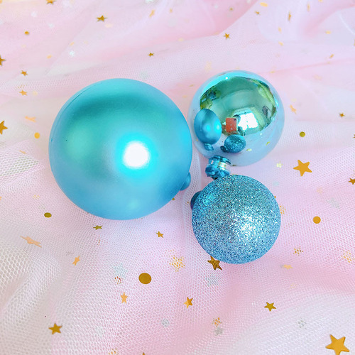 Symphony transparent ball cake decoration mirror ball ornaments baking dessert table decoration birthday party ins wishing ball