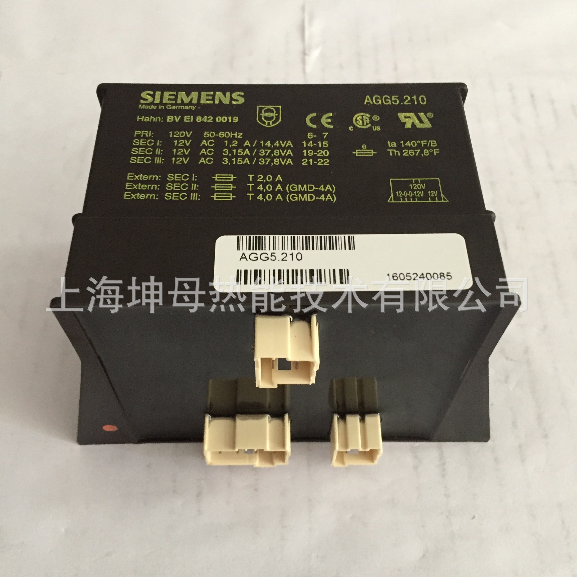 SIEMENS/西门子AGG5.210电源变压器