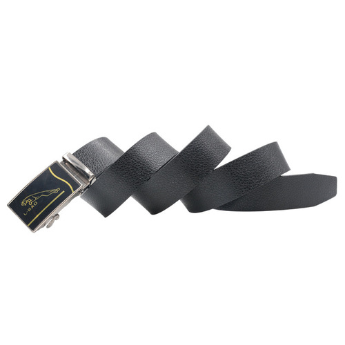4.0 car logo automatic buckle men's aviation belt reinforced belt space belt thickened tendon belt rubber belt