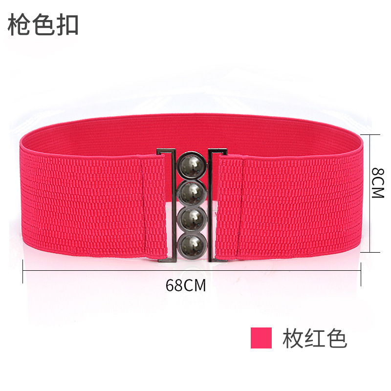 2015 nuevo simple primavera y verano falda de las mujeres cinturón vestido cinturón coreano elástico ancho cinturón