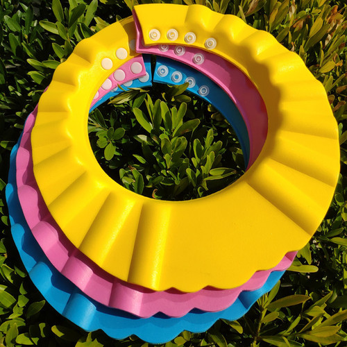 Baby Shampoo Hat Directly Supplied by Manufacturer, Exports Directly Supplied, OPP Packaging, EVA Adjustable Children's Bath and Shower Hat