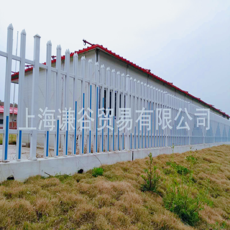 厂家直销塑钢围墙隔离栏白色塑钢护栏