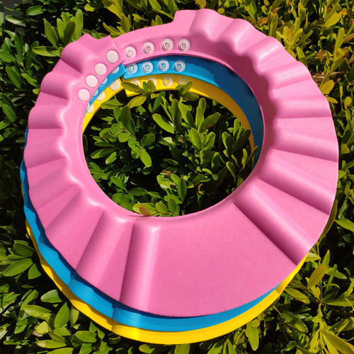 Baby Shampoo Hat Directly Supplied by Manufacturer, Exports Directly Supplied, OPP Packaging, EVA Adjustable Children's Bath and Shower Hat